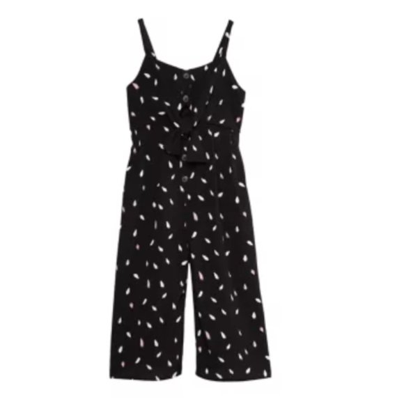 Bonnie Jean Girls 7-16 Button Front Jumpsuit - Picture 1 of 3